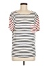 Hye Park and Lune Stripes White Cardigan Size Med (II or 2) - photo 1