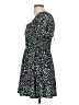 Topshop Animal Print Black Casual Dress Size 6 - photo 5