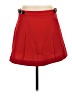 Express Solid Red Casual Skirt Size 4 - photo 1