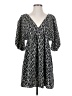 Millibon 100% Polyester Animal Print Black Casual Dress Size S - photo 1