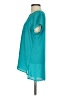 The Limited 100% Polyester Teal Short Sleeve Blouse Size XS - photo 5