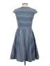 The Letter 100% Polyester Chevron-herringbone Blue Casual Dress Size S - photo 2