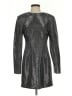 H&M Metallic Silver Cocktail Dress Size S - photo 1