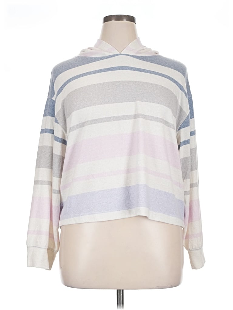 Pre-owned Splendid Pullover Sweater In White