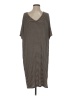 Audrey 3+1 Stripes Gray Casual Dress Size S - photo 1