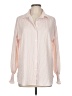 Unbranded Polka Dots Pink Long Sleeve Blouse Size M - photo 1