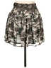 Muche et Muchette 100% Polyester Camo Gray Green Casual Skirt One size - photo 1