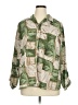 Notations 100% Polyester Tropical Green 3/4 Sleeve Blouse Size 1X - photo 1