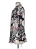 Zoe Print Silver Long Sleeve Blouse Size S - photo 5