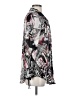 Zoe Print Silver Long Sleeve Blouse Size S - photo 4