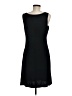 Eddie Bauer 100% Polyester Solid Black Casual Dress Size 8 - photo 2
