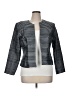 JS Collections Stripes Gray Blazer Size 16 - photo 1