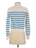 J.Crew 100% Cotton Stripes Ivory Turtleneck Sweater Size XS - photo 2