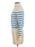 J.Crew 100% Cotton Stripes Ivory Turtleneck Sweater Size XS - photo 5