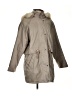 Unbranded 100% Polyester Gray Tan Coat Size S - photo 1