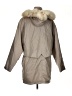 Unbranded 100% Polyester Gray Tan Coat Size S - photo 2