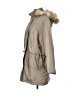 Unbranded 100% Polyester Gray Tan Coat Size S - photo 5