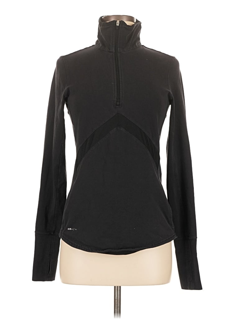 Pre-owned Nike Turtleneck Sweater In Black
