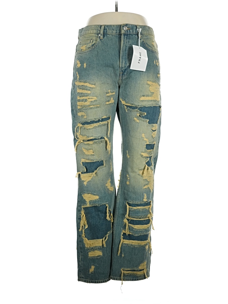 Pre-owned Frame Jeans In Green
