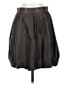 Vince. 100% Leather Black Brown Leather Skirt Size S - photo 1