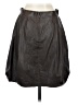 Vince. 100% Leather Black Brown Leather Skirt Size S - photo 2