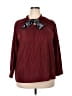Assorted Brands Burgundy Brown 3/4 Sleeve Blouse Size 4X - photo 1