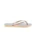 Havaianas Tan Gold Flip Flops Size 7 - 8 - photo 1