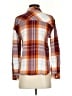 Assorted Brands Plaid Orange Long Sleeve Button-Down Shirt Size S - photo 2