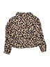 Bebe 100% Polyester Animal Print Brown Pullover Sweater Size 7 - 8 - photo 2