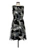 AGB 100% Polyester Animal Print Black Cocktail Dress Size 12 - photo 1