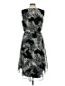 AGB 100% Polyester Animal Print Black Cocktail Dress Size 12 - photo 2