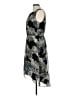 AGB 100% Polyester Animal Print Black Cocktail Dress Size 12 - photo 5