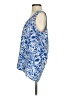 Eclair 100% Polyester Blue Sleeveless Blouse Size S - photo 5