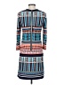 Eliza J Graphic Blue Casual Dress Size 2 - photo 2