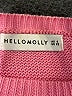 Hello Molly 100% Cotton Pink Pullover Sweater Size XS - photo 7