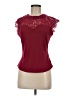 Mine Burgundy Short Sleeve Top Size M - photo 1