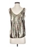 J.Crew Metallic Silver Sleeveless Top Size 00 - photo 1