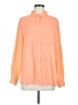 Apt. 9 100% Polyester Color Block Orange Long Sleeve Blouse Size L - photo 1