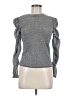 Shein 100% Polyester Gray Long Sleeve Top Size 6 - photo 1