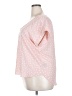 Bold Elements 100% Polyester Polka Dots Pink Short Sleeve Blouse Size XXL - photo 5