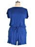 Soho Solid Blue Romper Size XL - photo 1