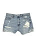 Aero 100% Cotton Blue Denim Shorts Size 12 - photo 1