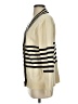 Evereve Stripes Ivory Cardigan Size S - photo 5