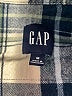 Gap 100% Cotton Plaid Blue Long Sleeve Button-Down Shirt Size M - photo 7