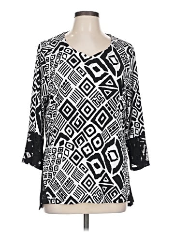Erin London 3/4 Sleeve Blouse (view 1)