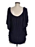 Storm Blue Short Sleeve Blouse Size M - photo 2