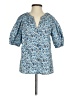 Vineyard Vines Blue 3/4 Sleeve Blouse Size XXS - photo 1
