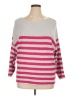 Cyrus Stripes Pink Pullover Sweater Size 1X - photo 1