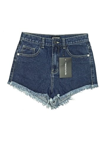 PrettyLittleThing Denim Shorts (view 1)
