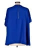 Lands' End 100% Polyester Blue Short Sleeve Blouse Size 4X - photo 2